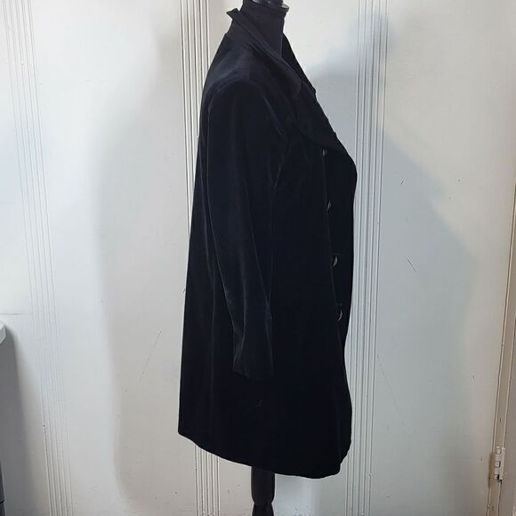 J. CREW WOMEN'S BLACK LIGHTWEIGHT COAT - Picture 5 of 7